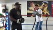 GABE ROSADO on the mitts with KENNY WHACK EsNews Boxing