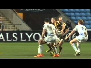 Elliott Daly Try Wasps v Leinster Rugby