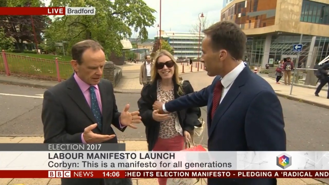BBC reporter slapped by woman after appearing to grab her breast