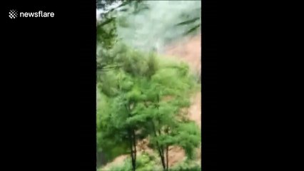 Powerful landslide hits southern China