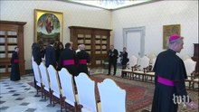 بابا الفاتيكان يستقبل دونالد ترامب وعائلته