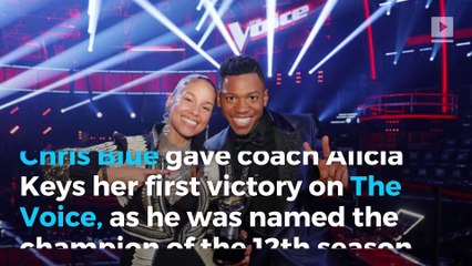 Chis Blue wins 'The Voice' giving Alicia Keys her first victory
