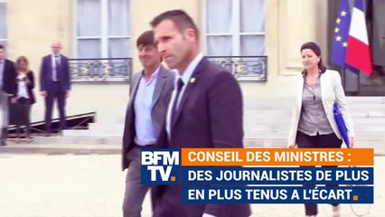 Avec Macron, les journalistes sont de plus en plus tenus à l’écart du conseil des ministres