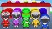 Learn Color with Power Rangers ! Color for Kids and Toddlers Education Cartoon Videos