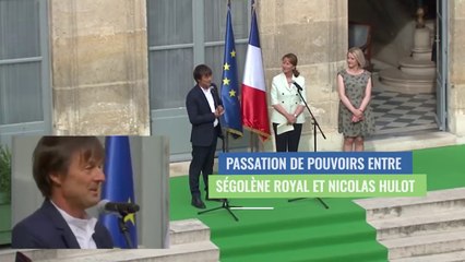 Nicolas Hulot, discours lors de la passation de pouvoirs