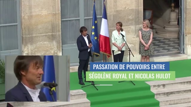Nicolas Hulot, discours lors de la passation de pouvoirs