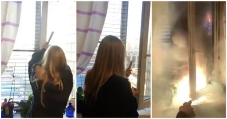 Como não lançar fogo de artifício pela janela de casa... WTF!