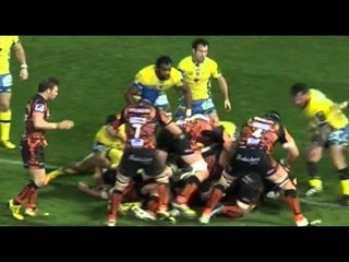 Thomas Waldrom 1st Try Exeter Chiefs v ASM Clermont Auvergne