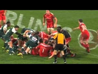 Vereniki Goneva Try Leicester Tigers v Munster Rugby