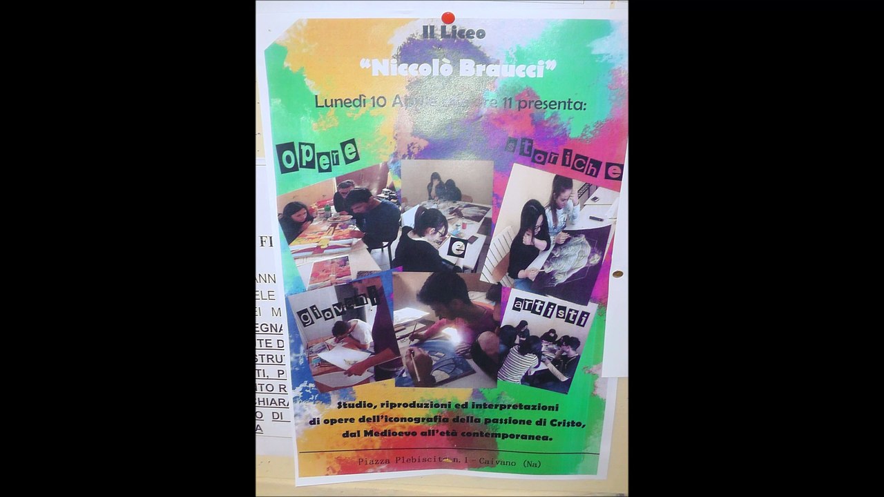 Caivano, presentazione mostra d'arte liceo scientifico Niccolò Braucci
