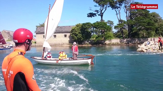 Semaine du Golfe. Le gois de Berder : les sensations du courant de marée