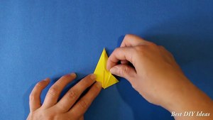 Easy Origami for Kids - Paper Bow Ti, Simple Paper Craft Idea for Kids