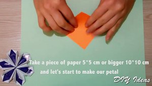 Easy Origami fo Kids - Paper Bow Ti