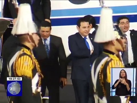 Llegan mandatarios y delegaciones para la ceremonia de cambio de mando presidencial