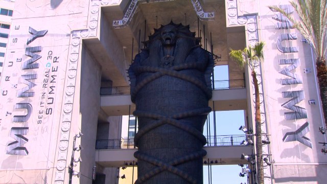 Tom Cruise, Sofia Boutella At 'The Mummy' Statue Unveiling