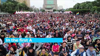 'I do': Taiwan will become first Asian country to legalize gay marriage!