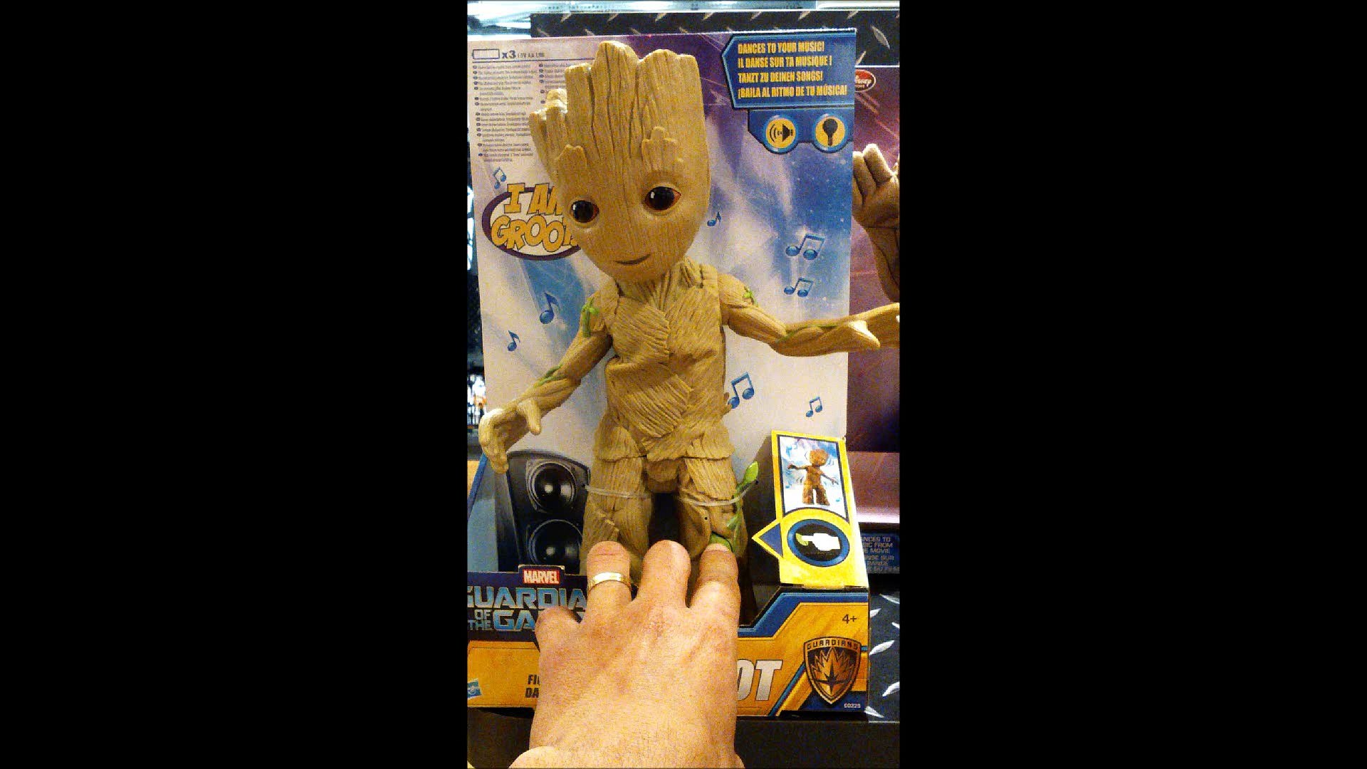 Les Gardiens De La Galaxie 2 Baby Groot Figurine Interactive Marvel Jouet Toy Review Disney Hasbro Video Dailymotion