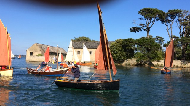 La première remontée fantastique du gois de Berder