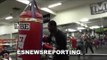 fighters working out at mayweather boxing club EsNews Boxing