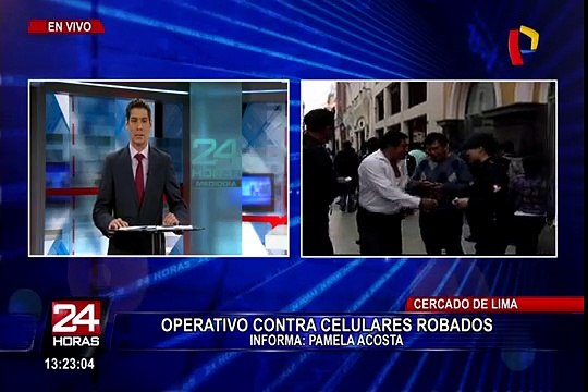 Cercado de Lima: PNP realiza operativo contra celulares robados