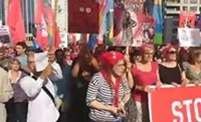 Thousands Protest Trump Ahead of Brussels NATO Summit