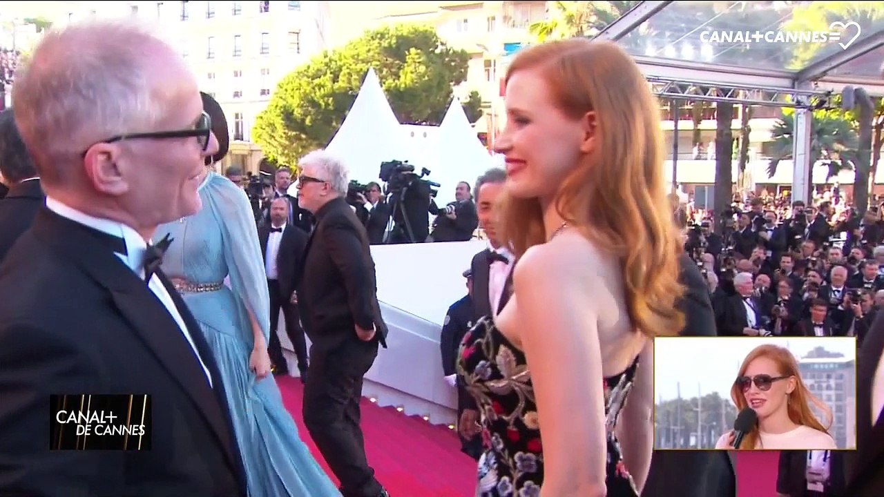 Jessica Chastain "Pedro Almodovar est un artiste et un être humain incroyable" - Festival de Cannes 2017