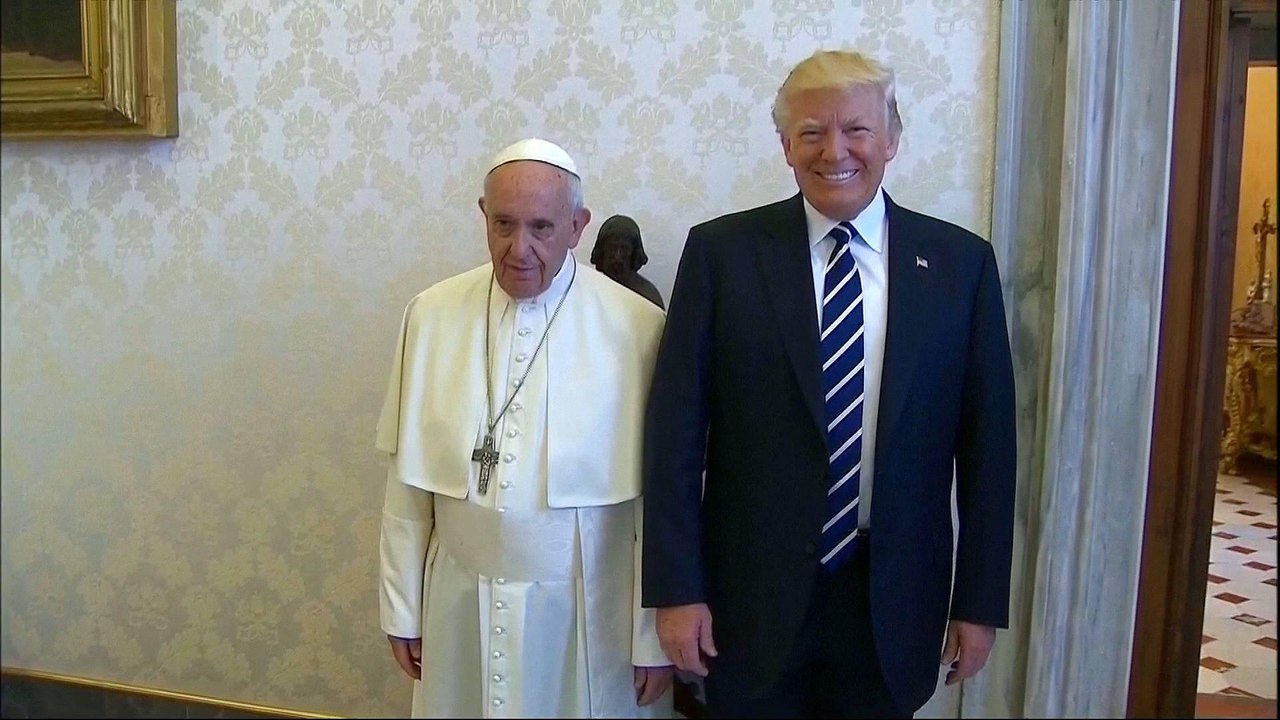 Pope Francis welcomes Donald Trump at Vatican despite past disagreements