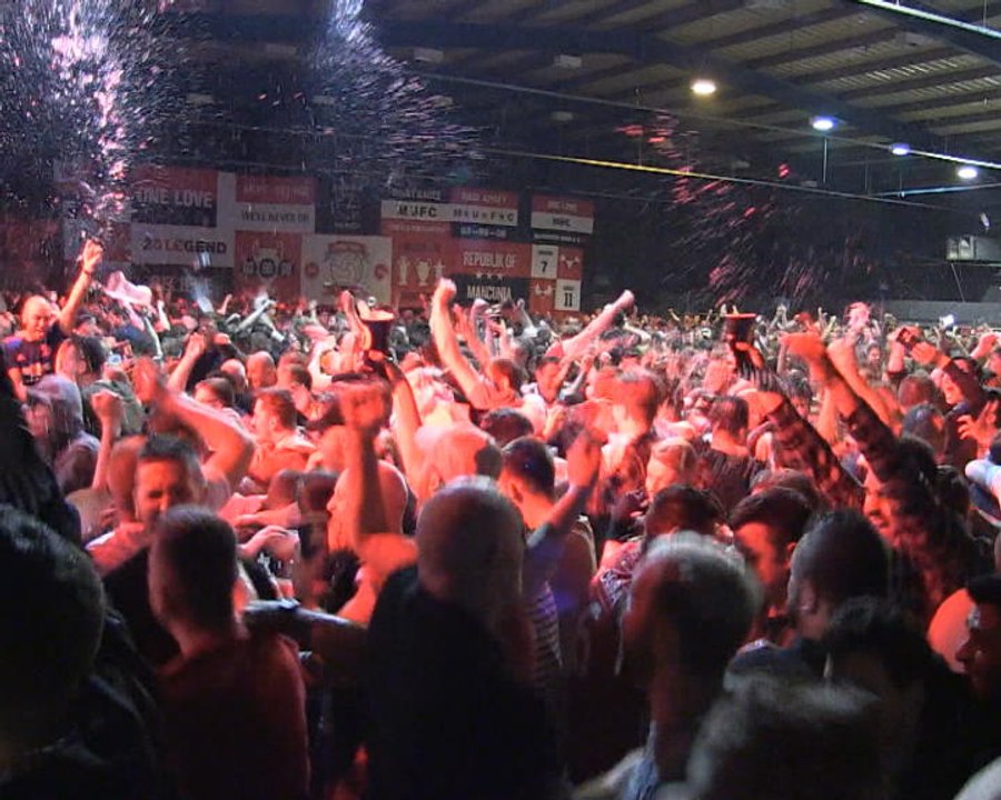 Pogba gets the party started for United fans back in Manchester