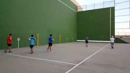 Frontenis open de Rivas grupo B último tanto emocionante set 1 partido 3