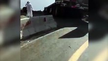 CAMIONERO CON SUERTE DE GATO
