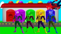 Learn Colors Mega gummy bear Transform Spiderman! Video for kids and toddlers! Nursery Rhymes!,Animated Cartoons movies 2017