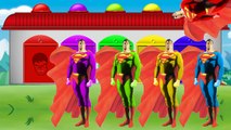 Learn Number & Color with Superman !!! Color for Kids and Toddlers Education Cartoon Videos,Animated Cartoons movies 2017