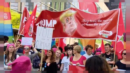 Марш протеста в Брюсселе: "Трампу здесь не рады"