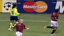 الشوط الاول مباراة برشلونة و ميلان 1-0 نصف نهائي عصبة الابطال 2006