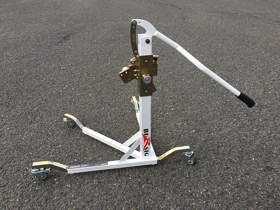Bursig Center-Lift Motorcycle Stand Review - Moto Mouth Moshe #32
