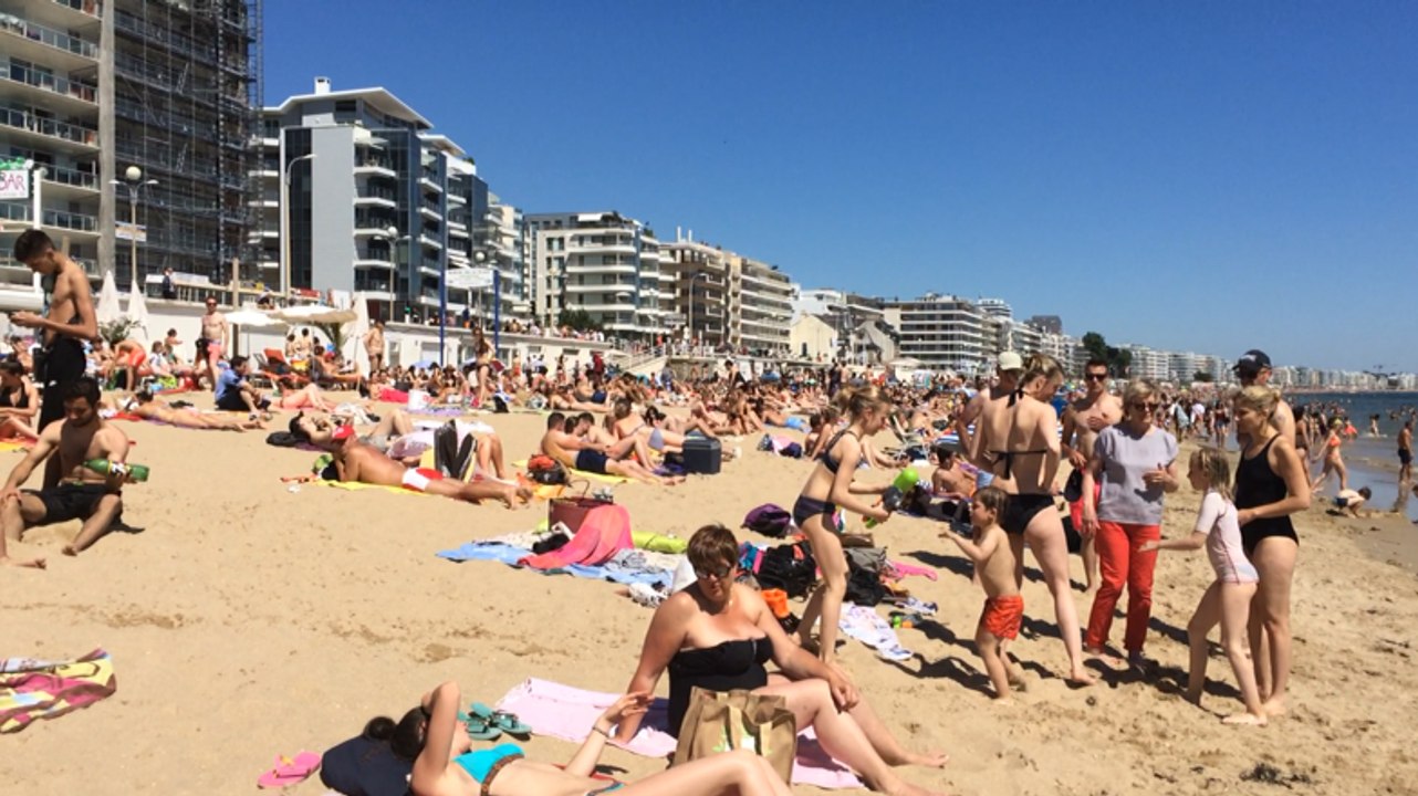 La plage est bondée!