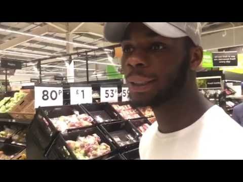 With Boxing Star Chirs Kongo At The Grocery Store What Fighters Eat! esnews boxing