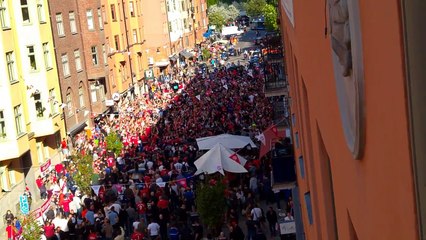 Chants des fans de Manchester United ! Finale UEFA 2017 - Ajax Amsterdam / Manchester United