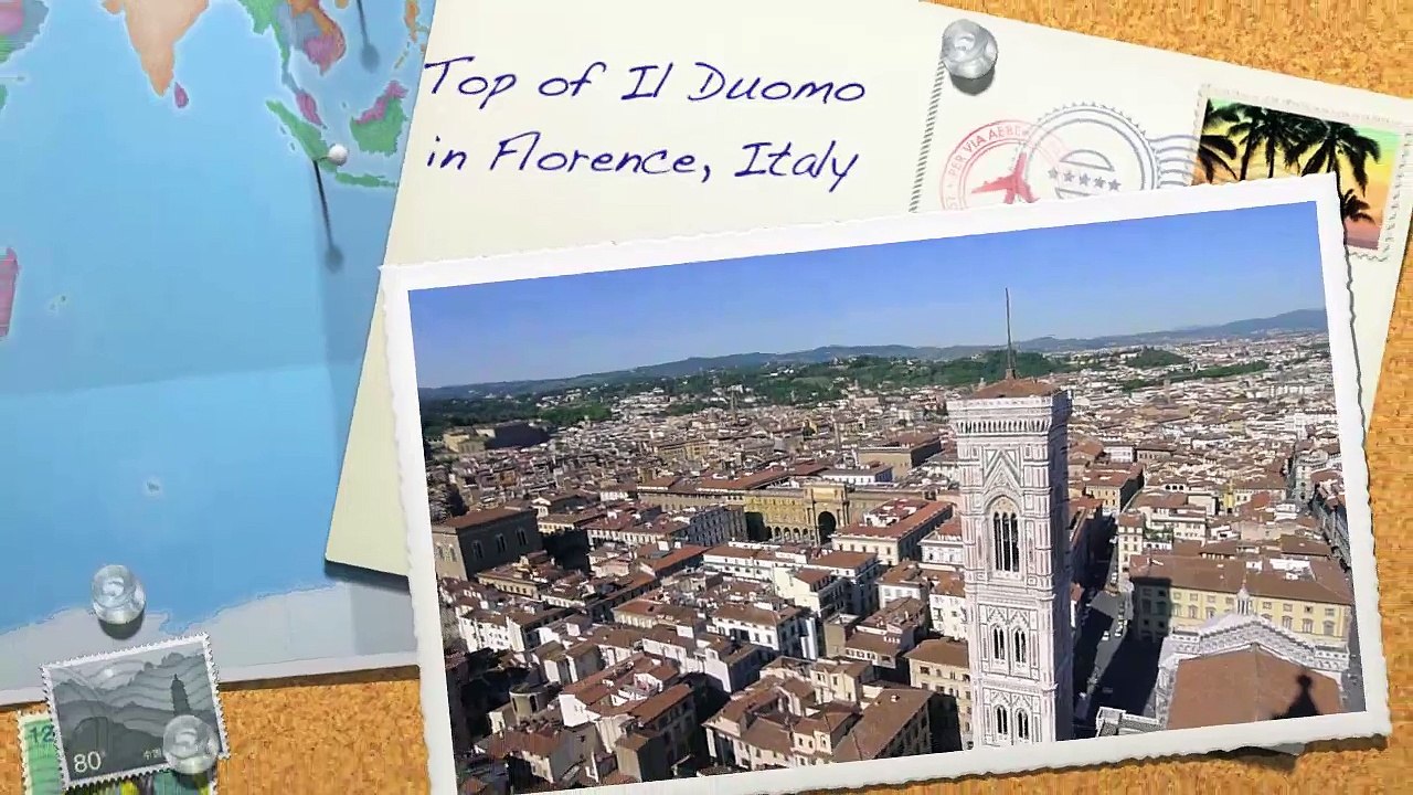 Top of Il Duomo in Florence, Italy