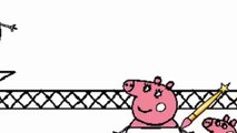 Papai Pig Pulando na Piscina Daddy Pig Diving Pool, Peppa Pig Swimming Nadando,Cartoons animated tv series 2017