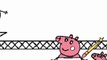Papai Pig Pulando na Piscina Daddy Pig Diving Pool, Peppa Pig Swimming Nadando,Cartoons animated tv series 2017