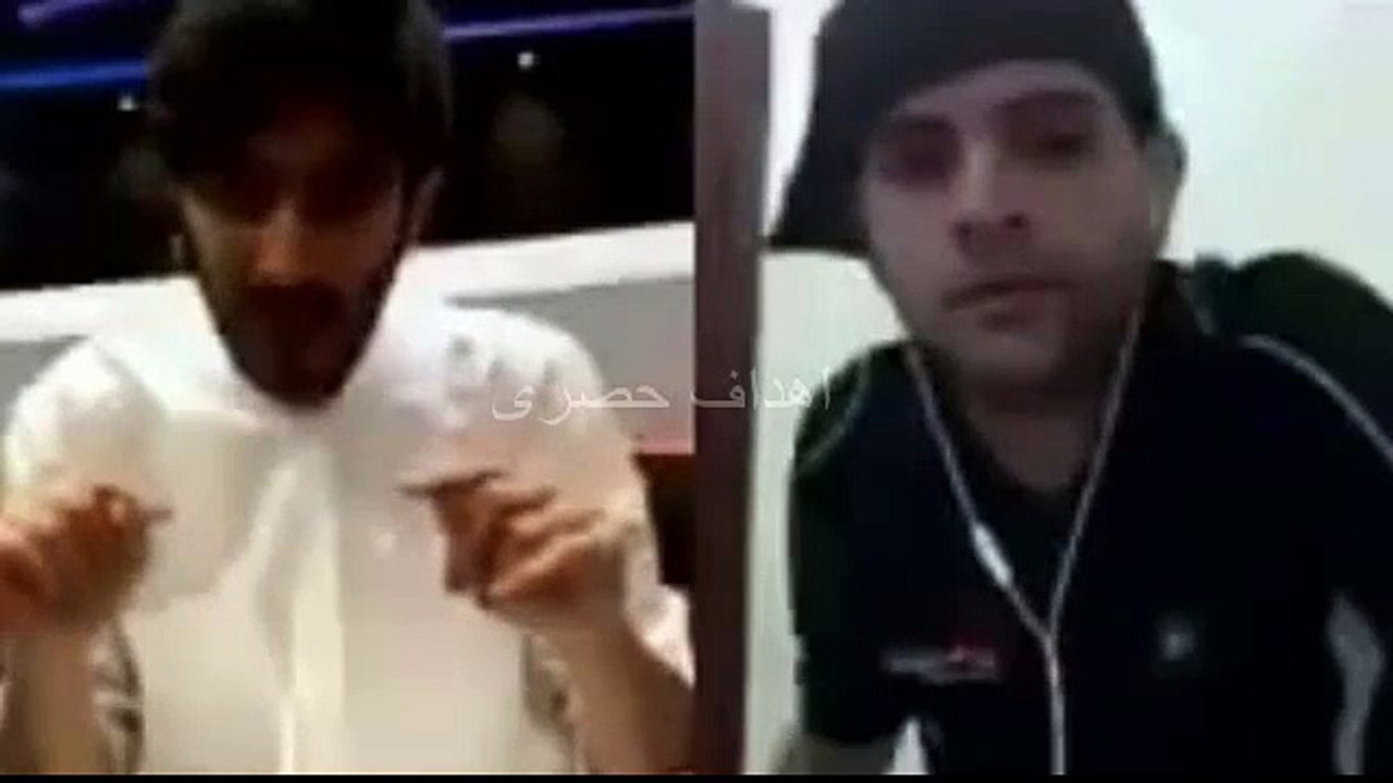 قطرى يستفذ شاب مصرى شاهد ماذا كان رد فعل الشاب المصرى هتموت من الضحك