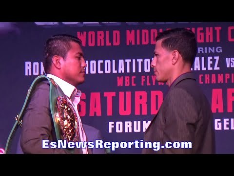 Chocolatito vs McWilliams Arroyo FACE OFF - EsNews Boxing