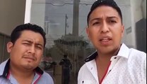 Nehemias Jimenez y Jose david Morales periodistas detenidos por Albores Gleason