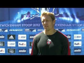 John Wilkinson ahead of the Amlin Challenge Cup final 2012