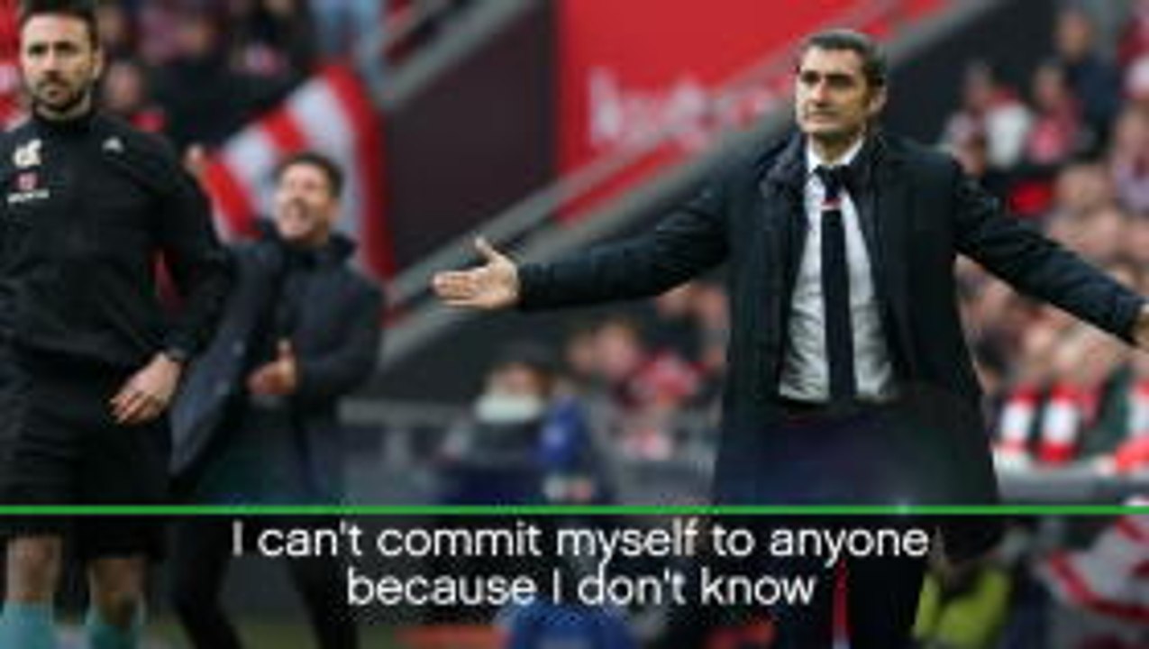 Valverde would be good option for Barca head coach - Pique