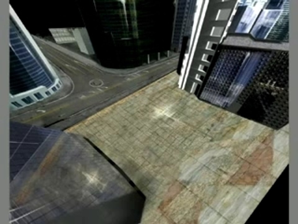 Making of, matte-painting business center