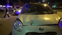 Uygulama Noktasında Polis Memuruna Otomobil Çarptı