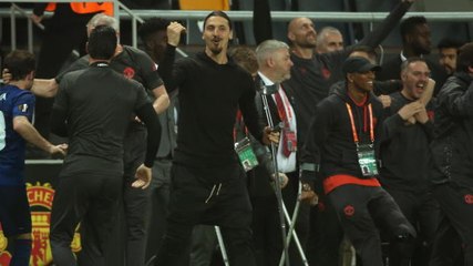 Injured Zlatan played his part in Europa triumph - Mourinho