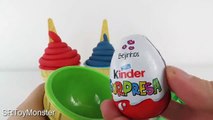Play doh Ice Cream Surprises Disney Cars   Nursery Rhymes for k